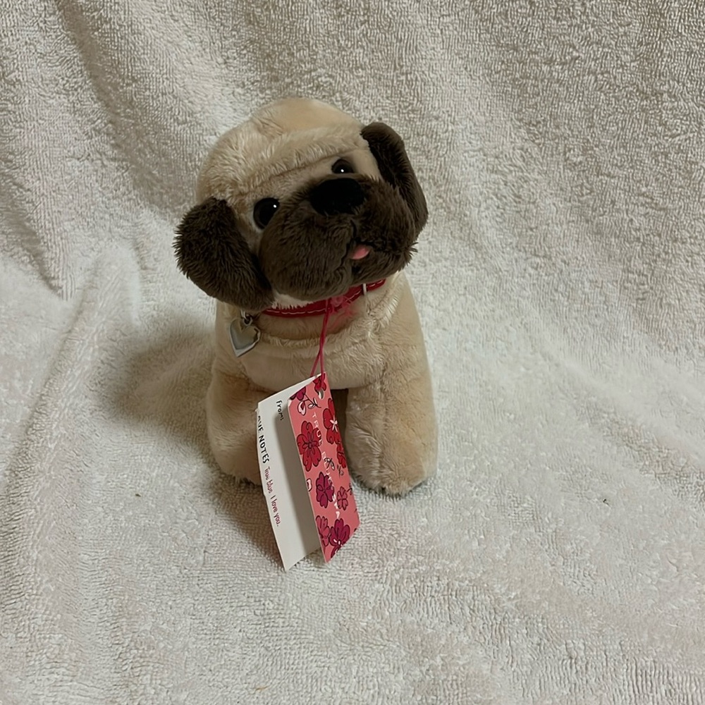 Bath and Body Works 6" Plush Pug-Romeo